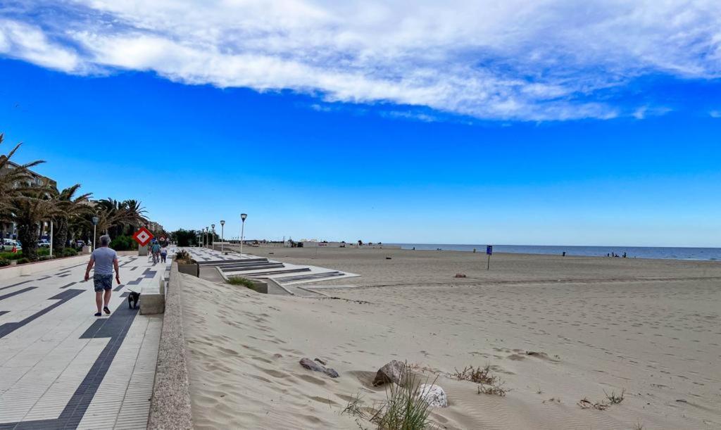 Appartement Vue Mer Parking Prive Place Med Canet-en-Roussillon Zewnętrze zdjęcie